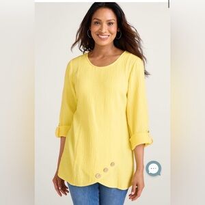 Soft Surroundings Zarina Gauze Tunic